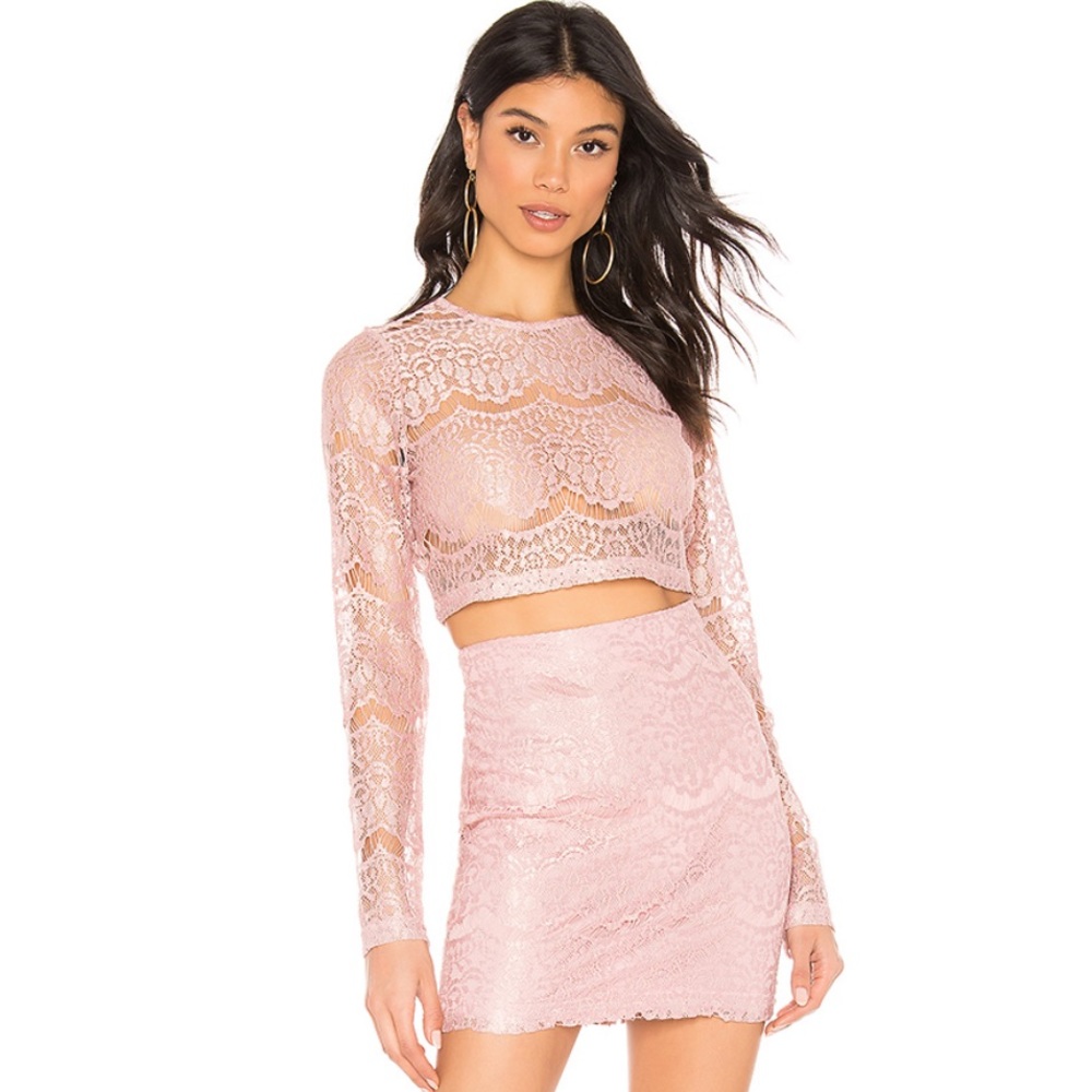 Blush Lace Set